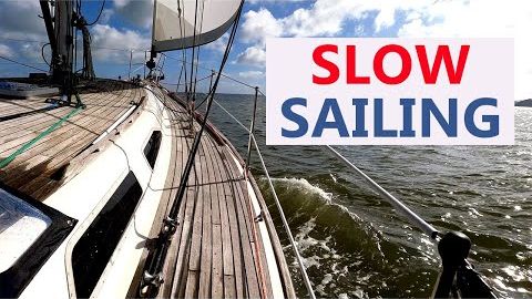 From strong winds to no winds: A slow sail