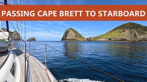 Passing Cape Brett to starboard